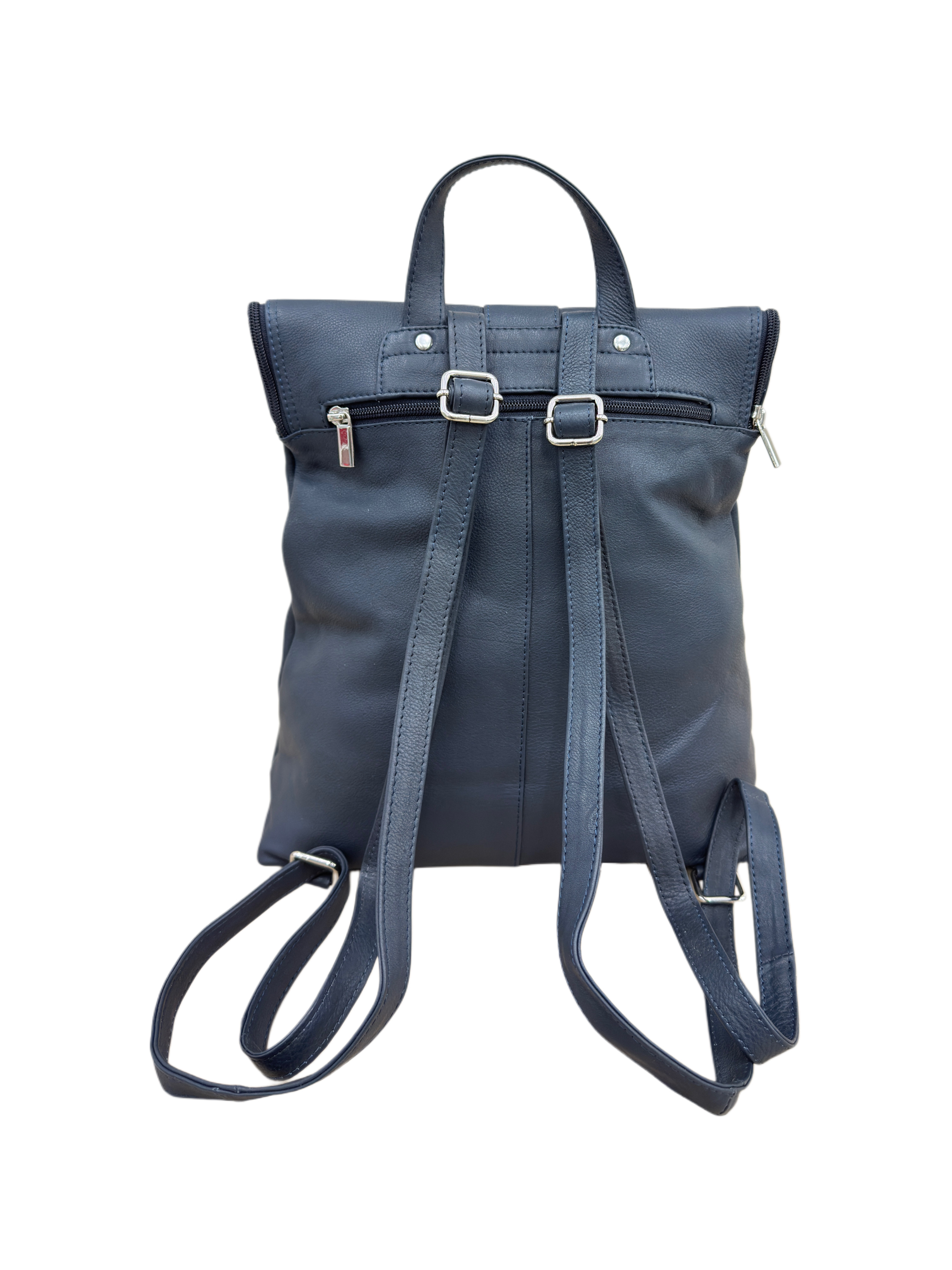 6108 Lederrucksack Überschlagrucksack