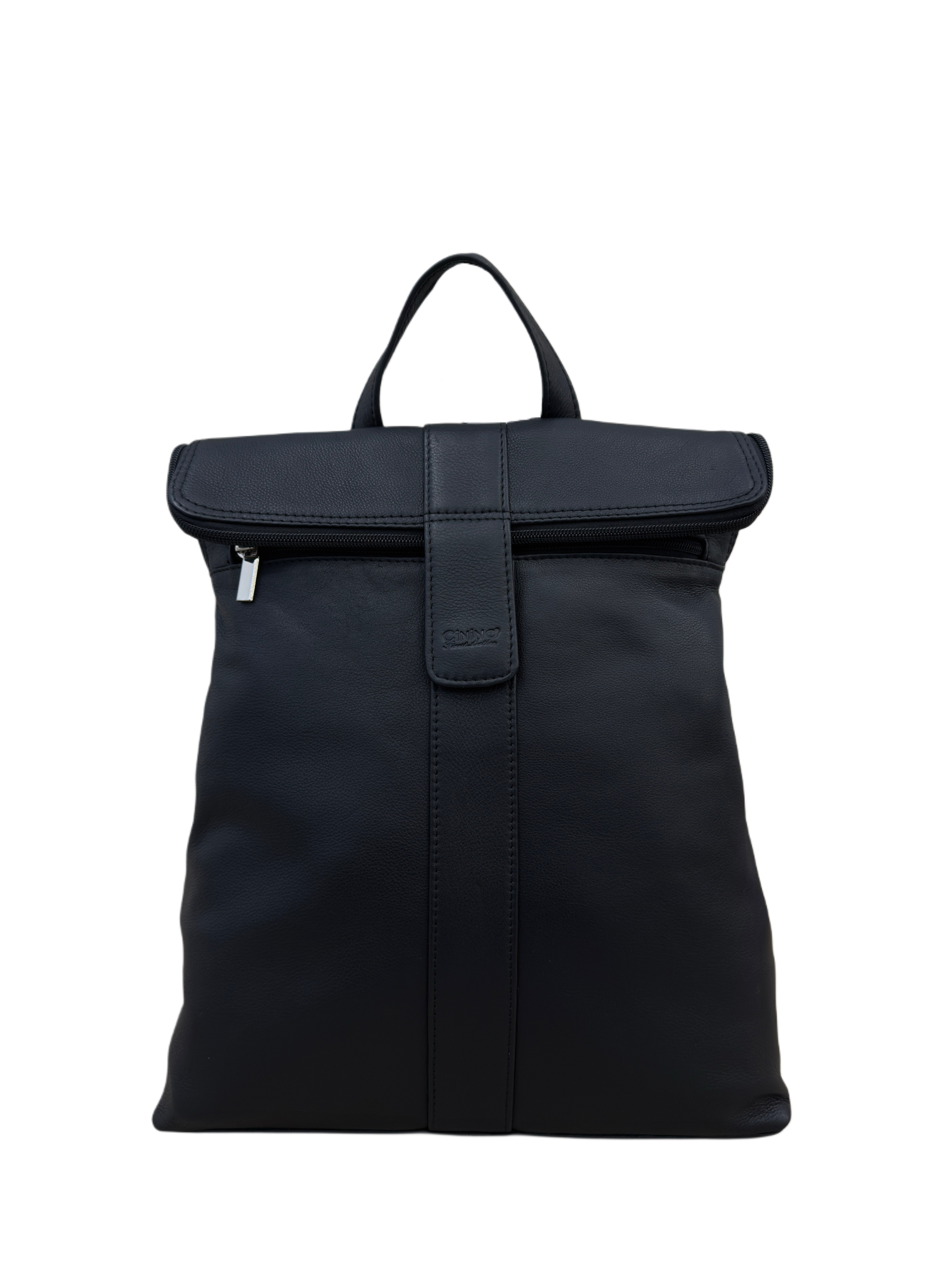 6108 Lederrucksack Überschlagrucksack