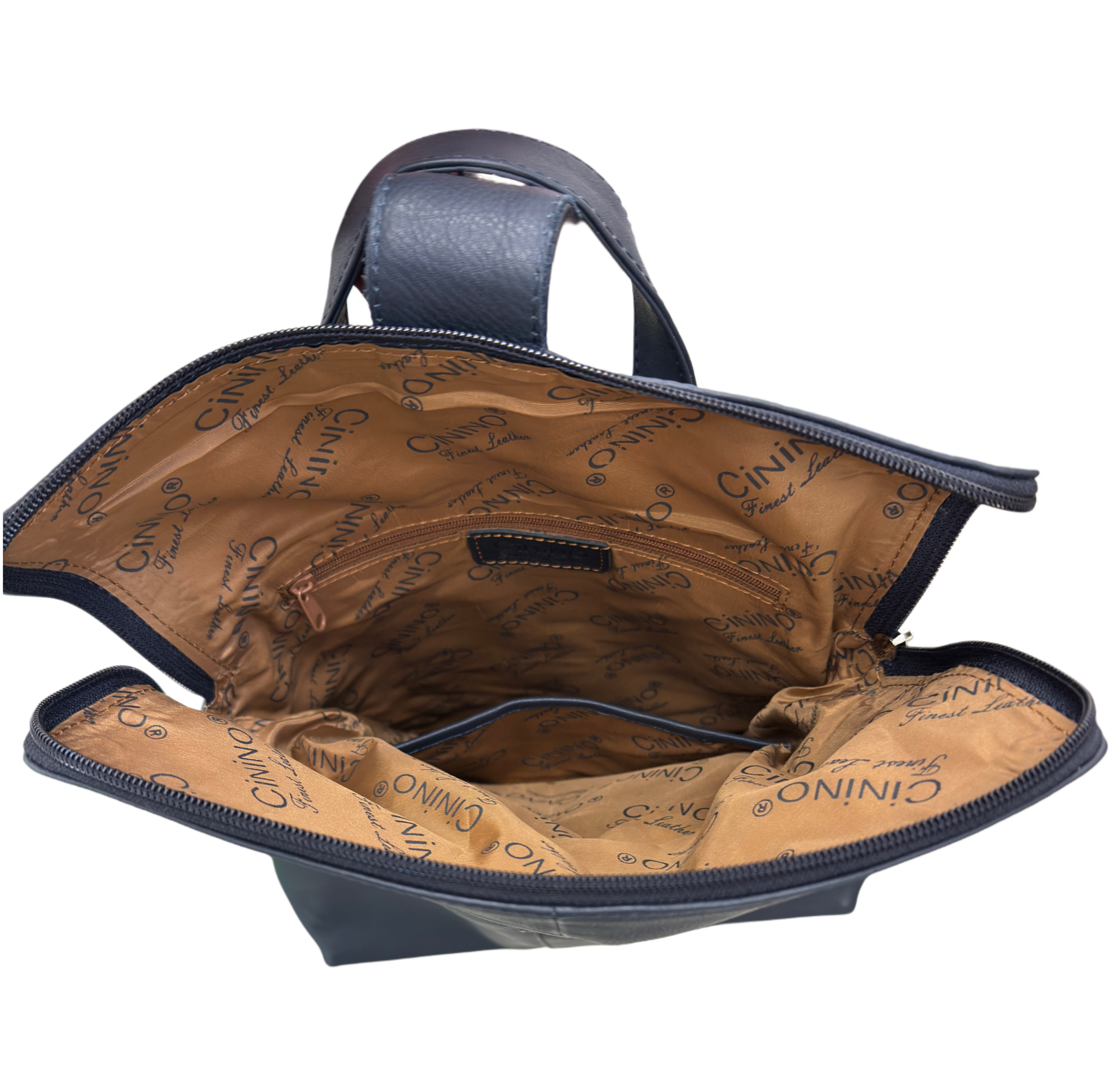 6108 Lederrucksack Überschlagrucksack