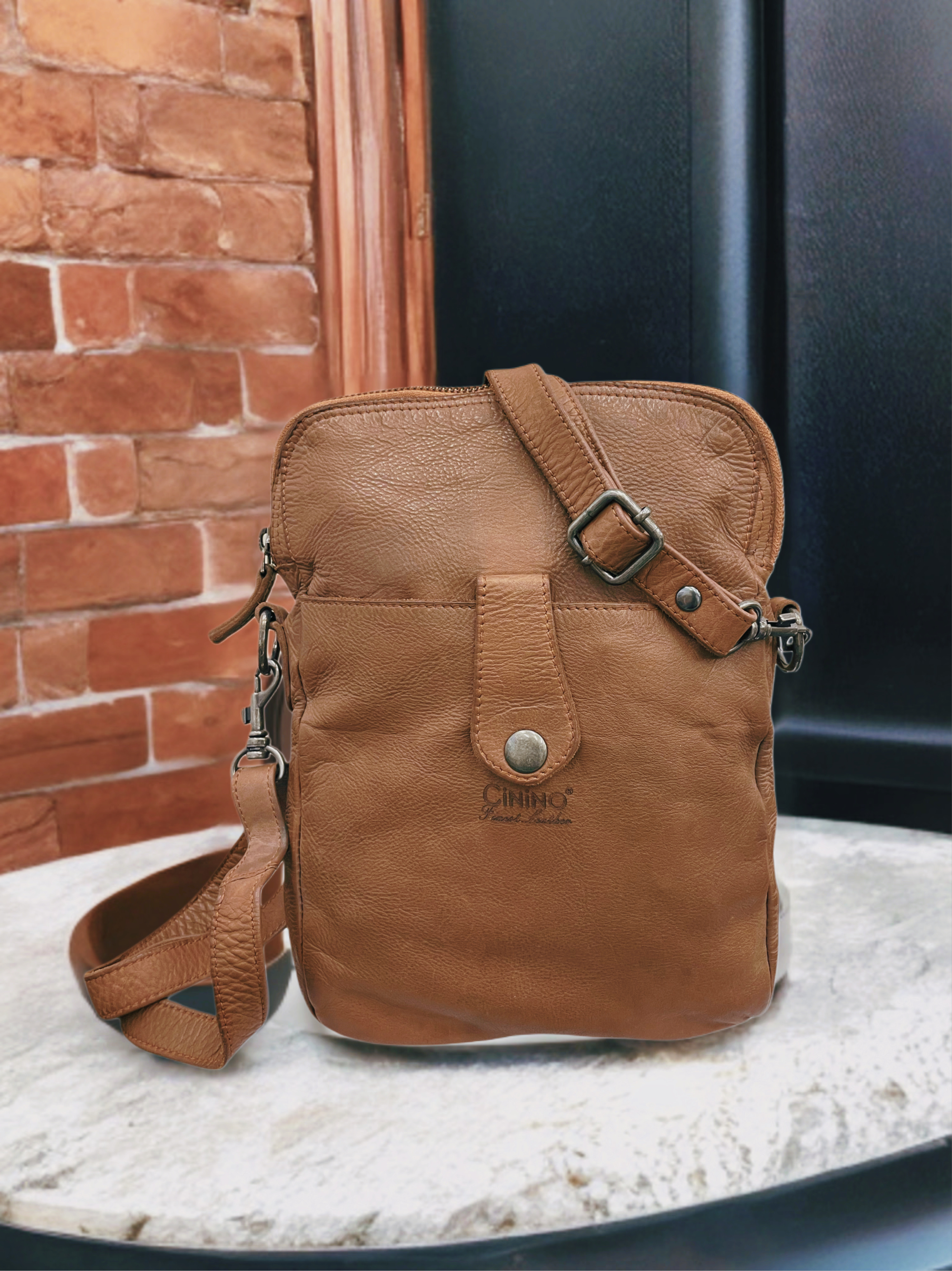 4724 Washed Ledertasche Umhängetasche