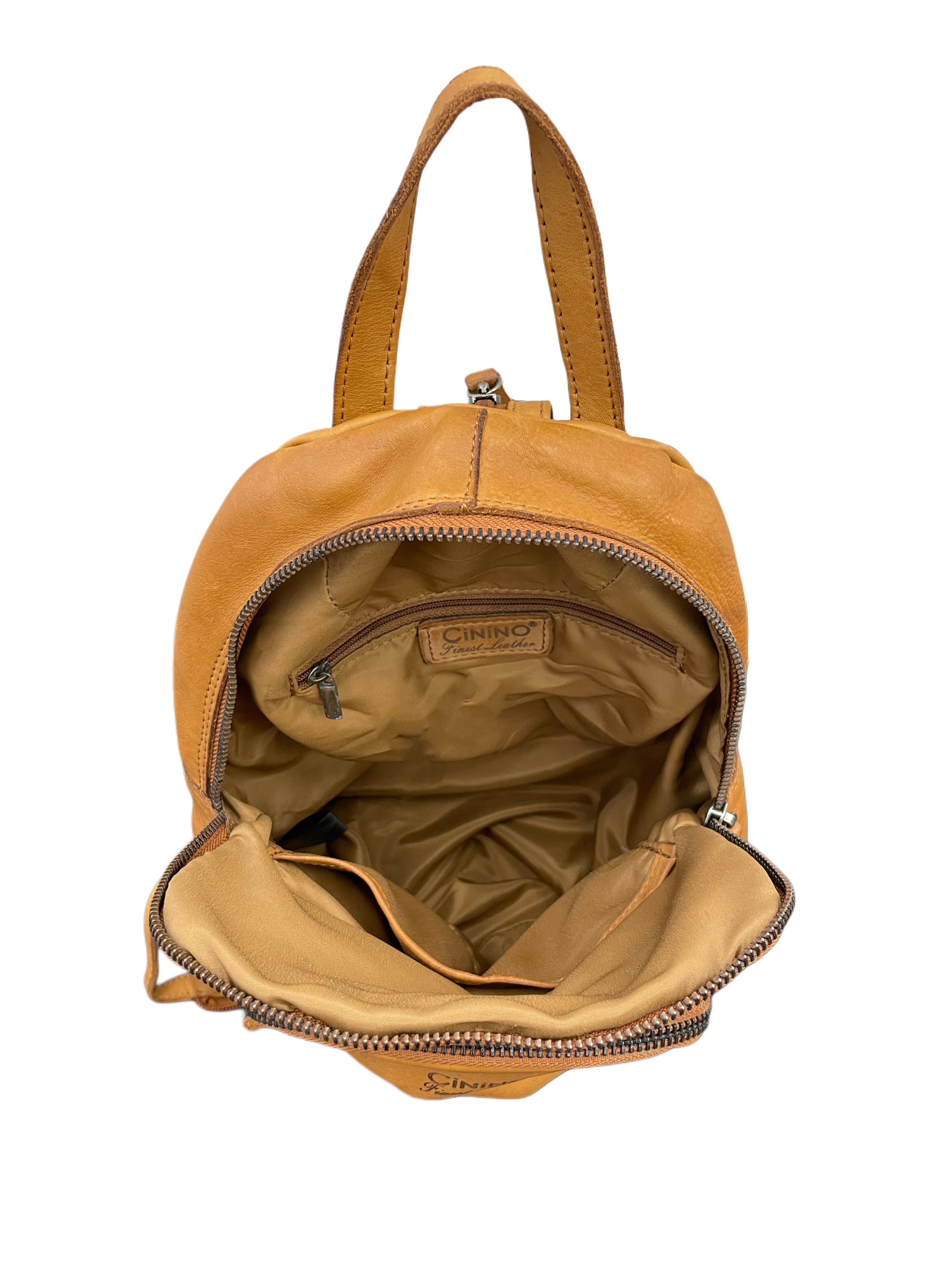4716 Washed Lederrucksack 