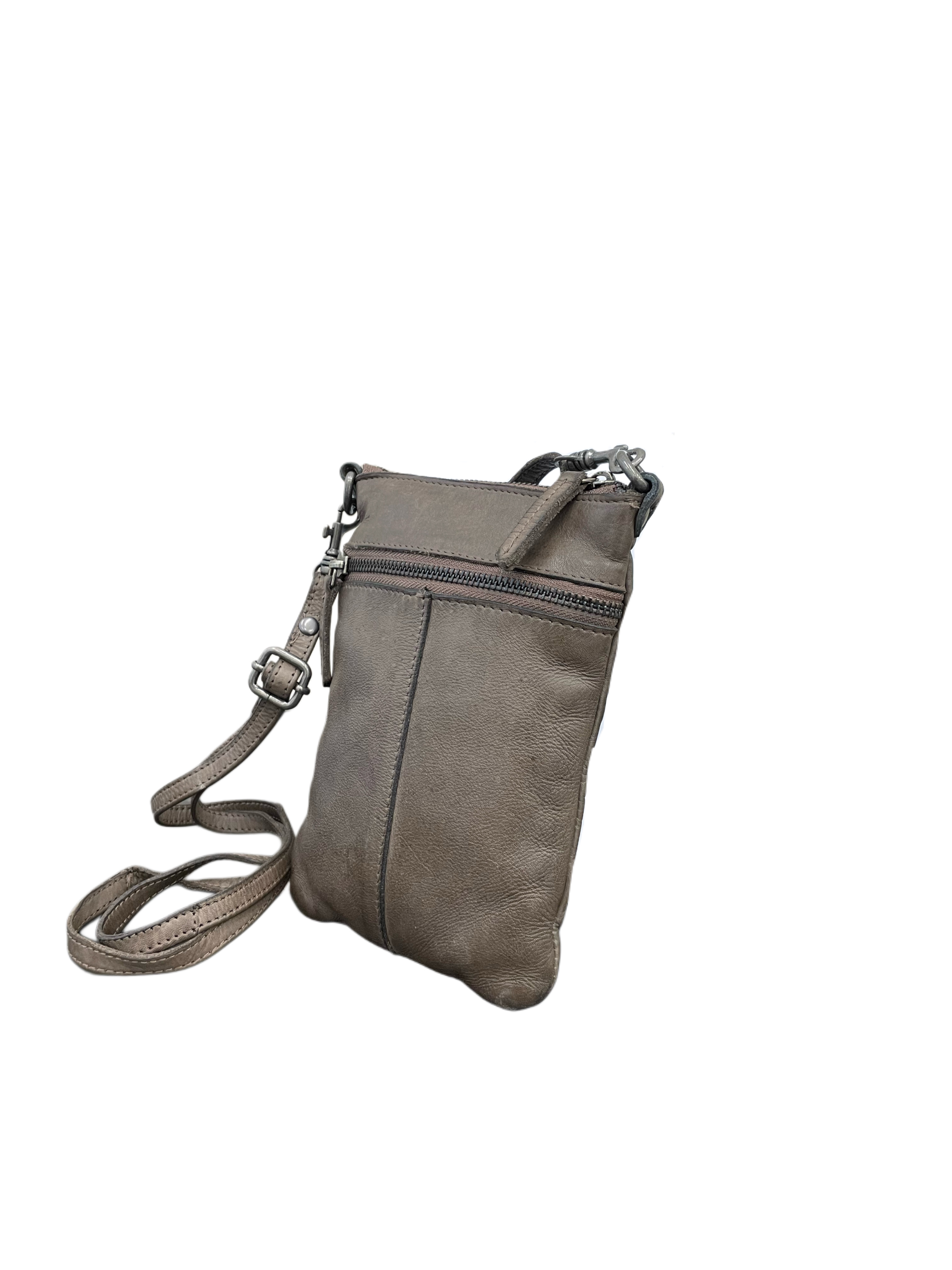 4718 Washed Ledertasche Umhängetasche Handytasche