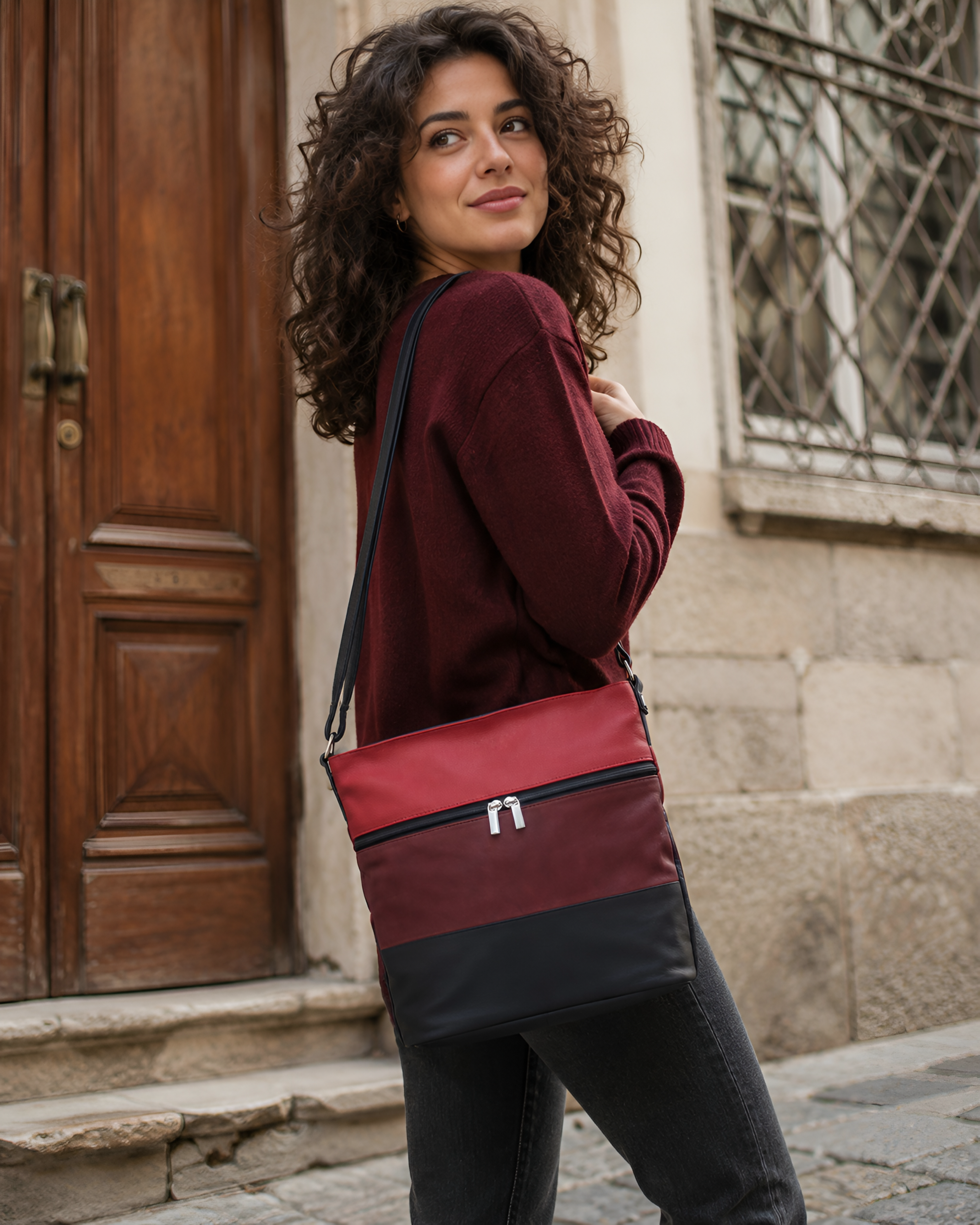 6102 Ledertasche Multicolour 