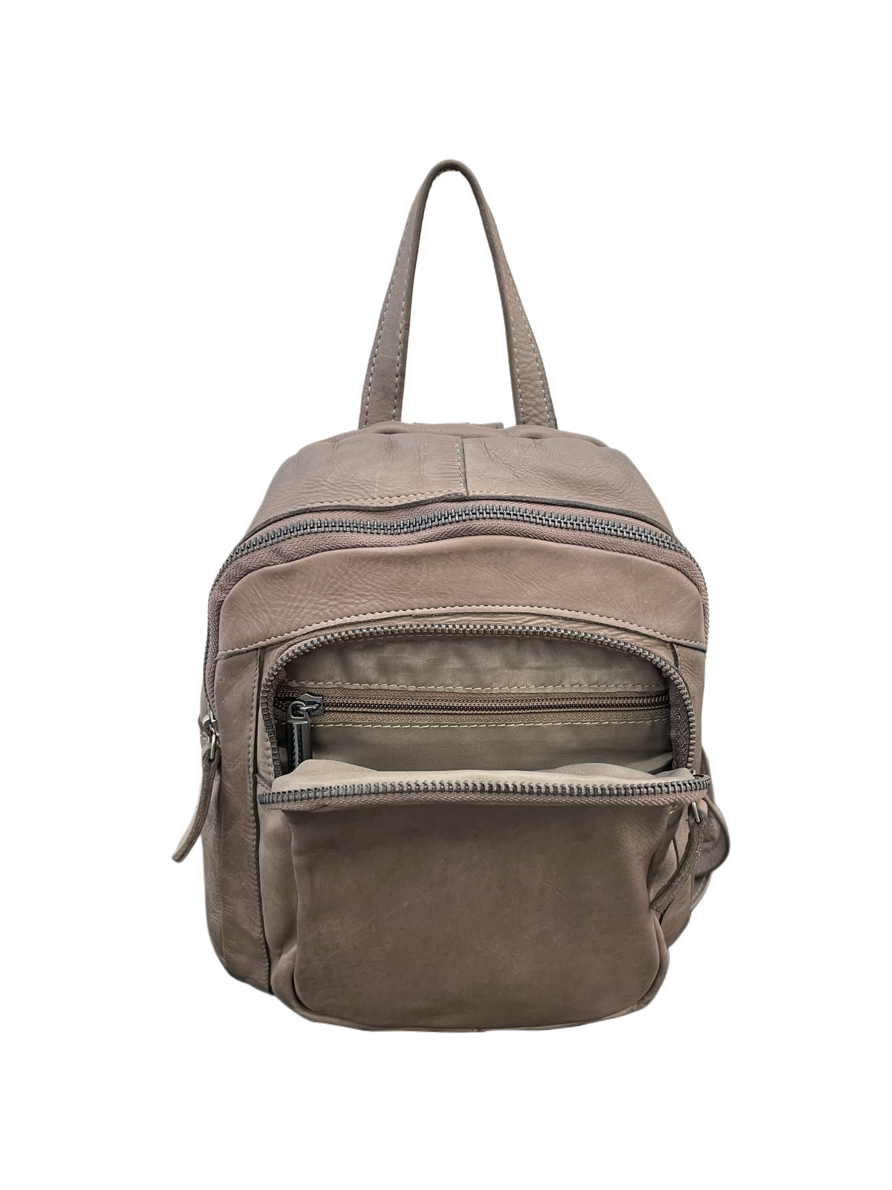 4716 Washed Lederrucksack 