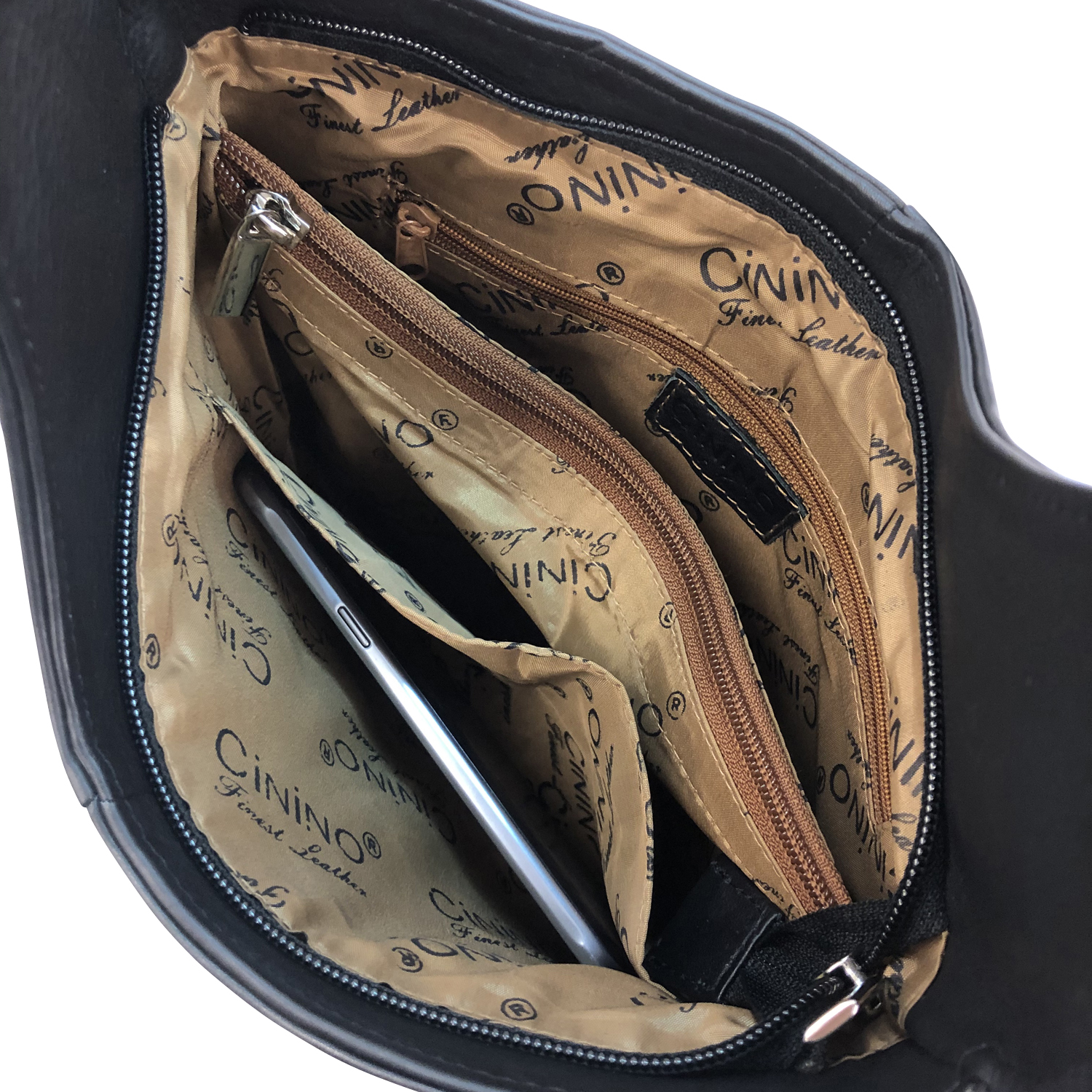  1161 Cinino Crossoverbag aus Leder