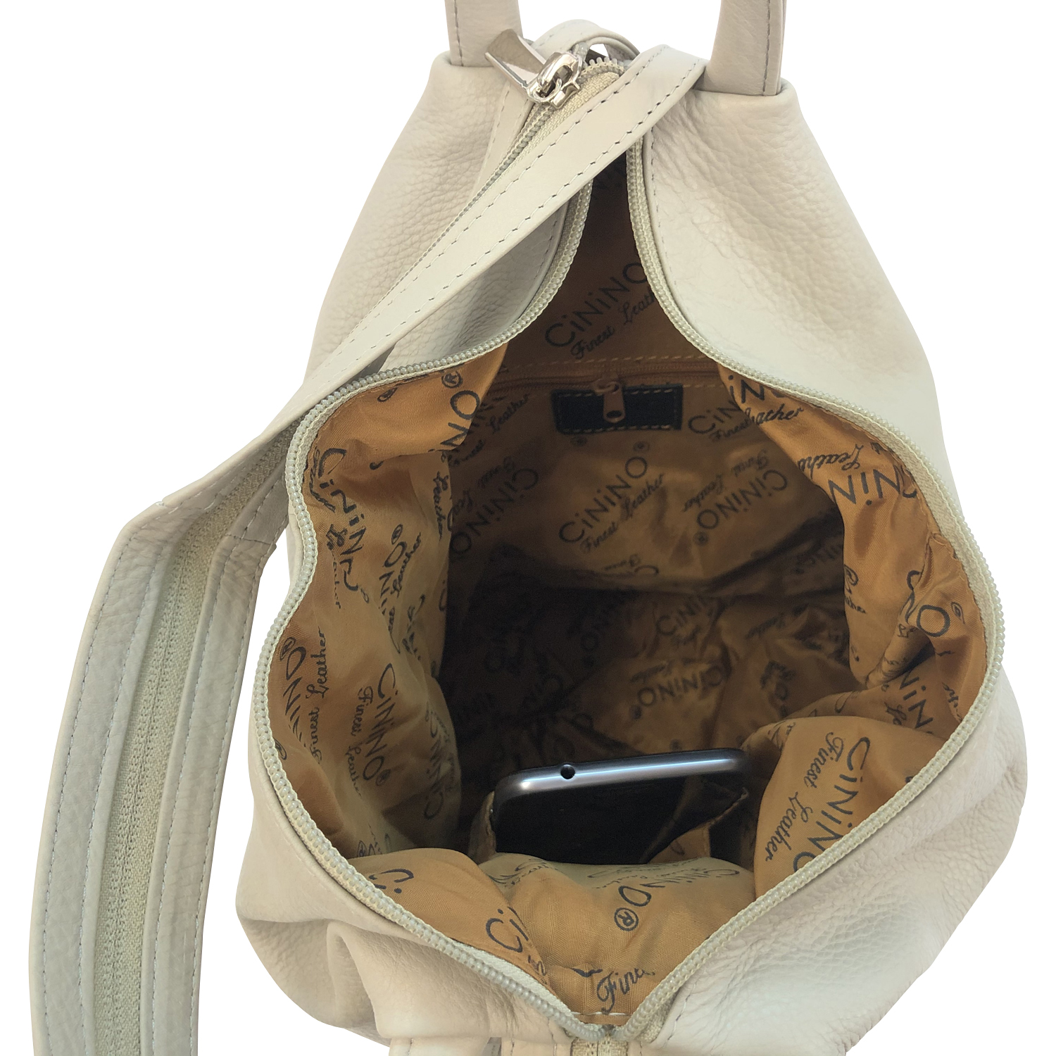  18284 Cinino Echt Leder City Rucksack
