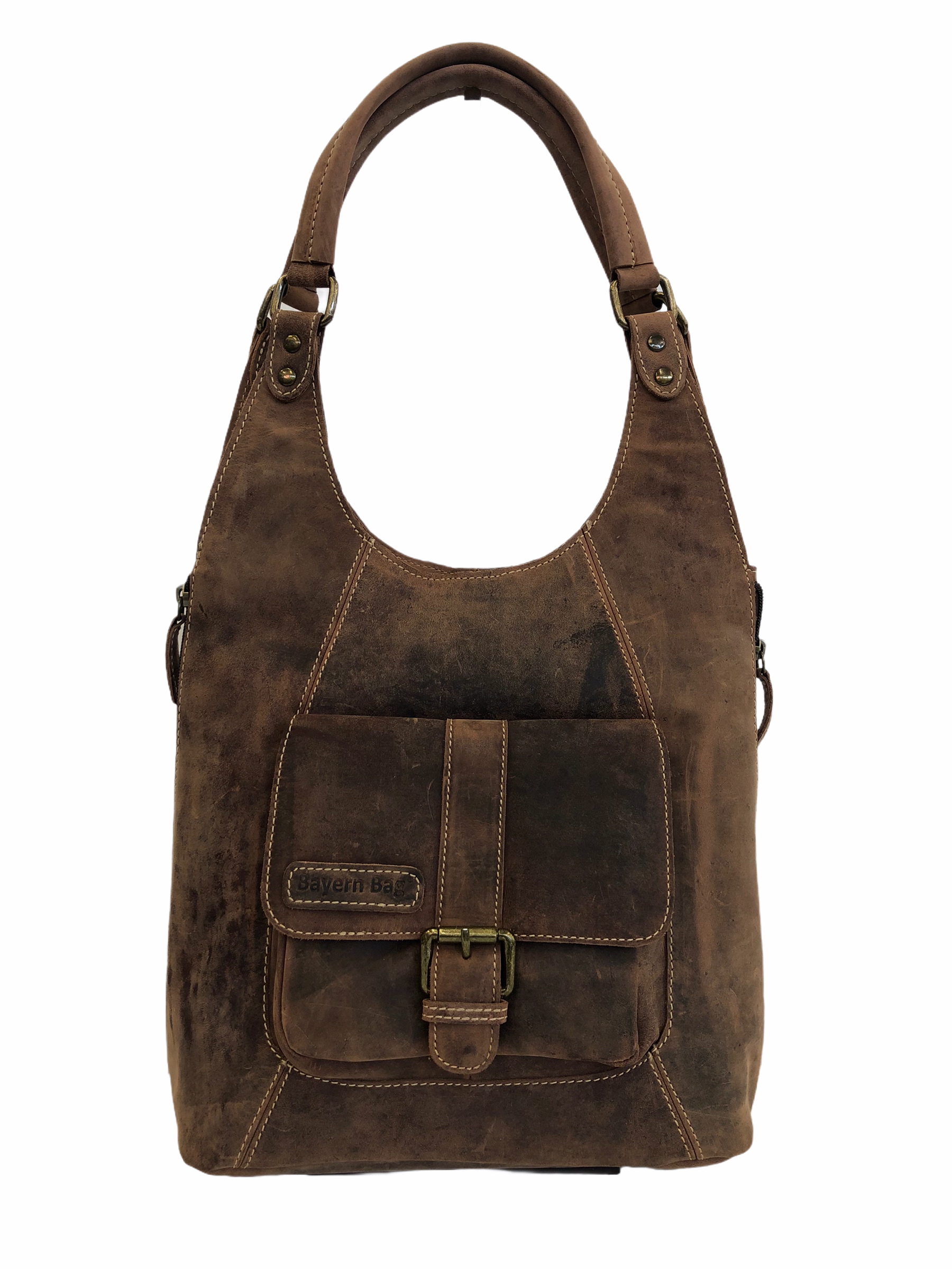  1576 Bayern Bag Hunter Leder Schultertasche