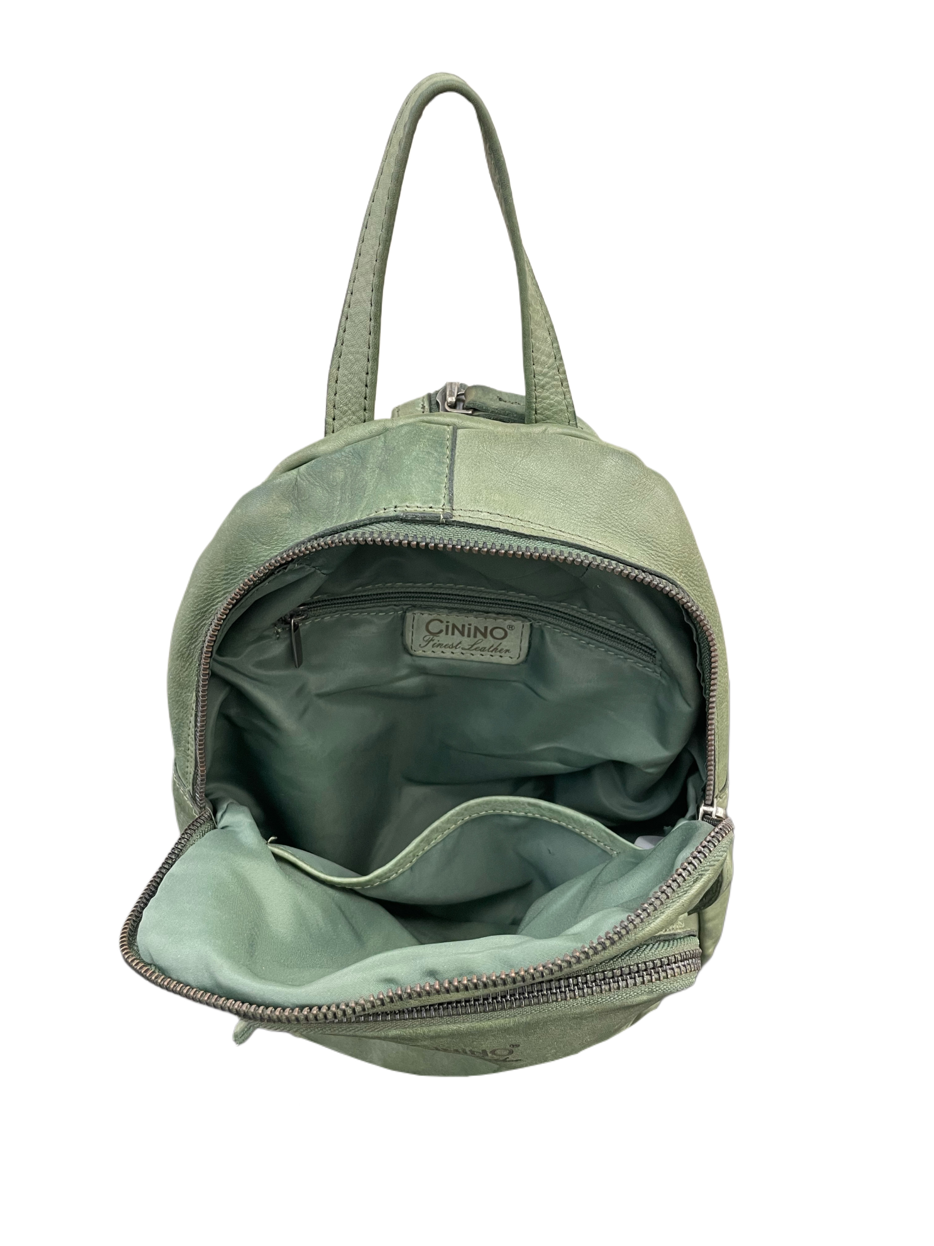 4716 Washed Lederrucksack 