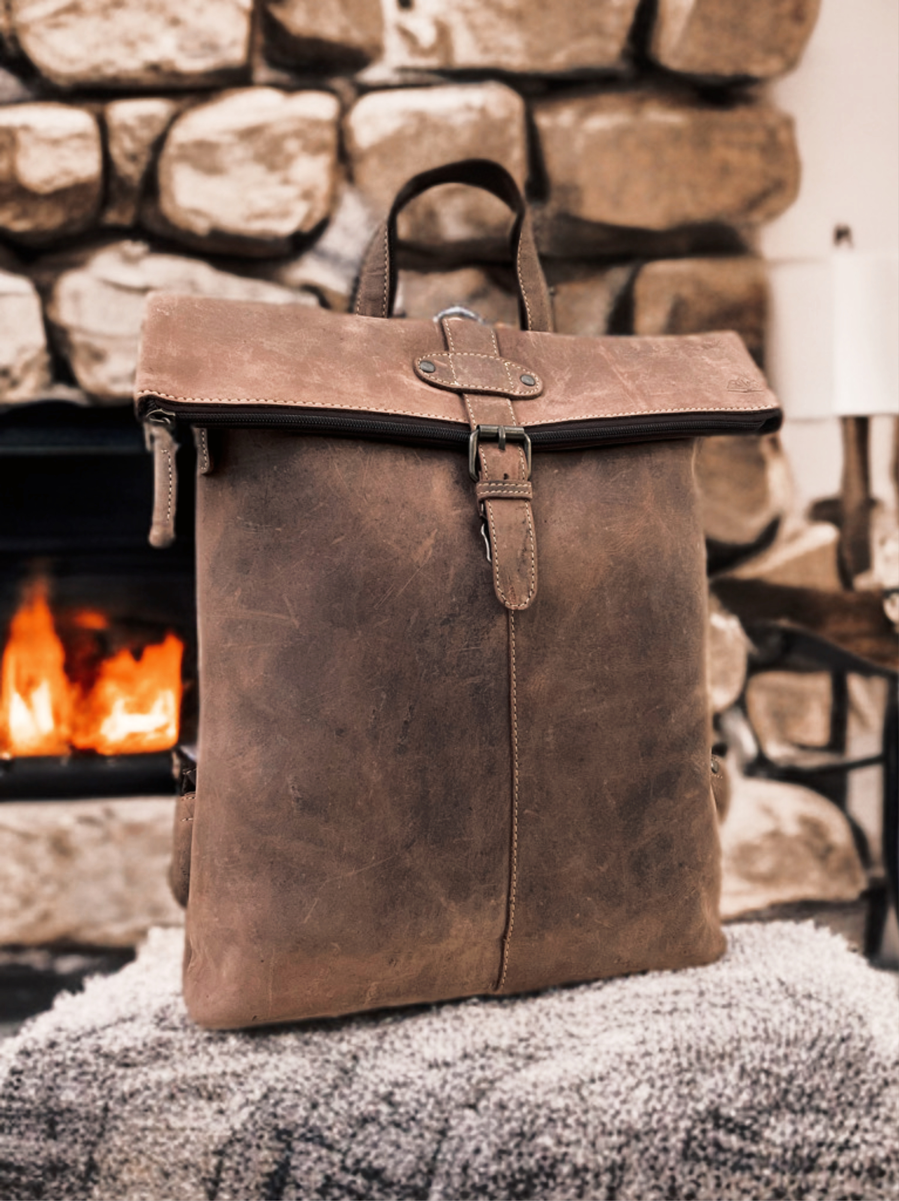 1686 Kurierrucksack Lederrucksack