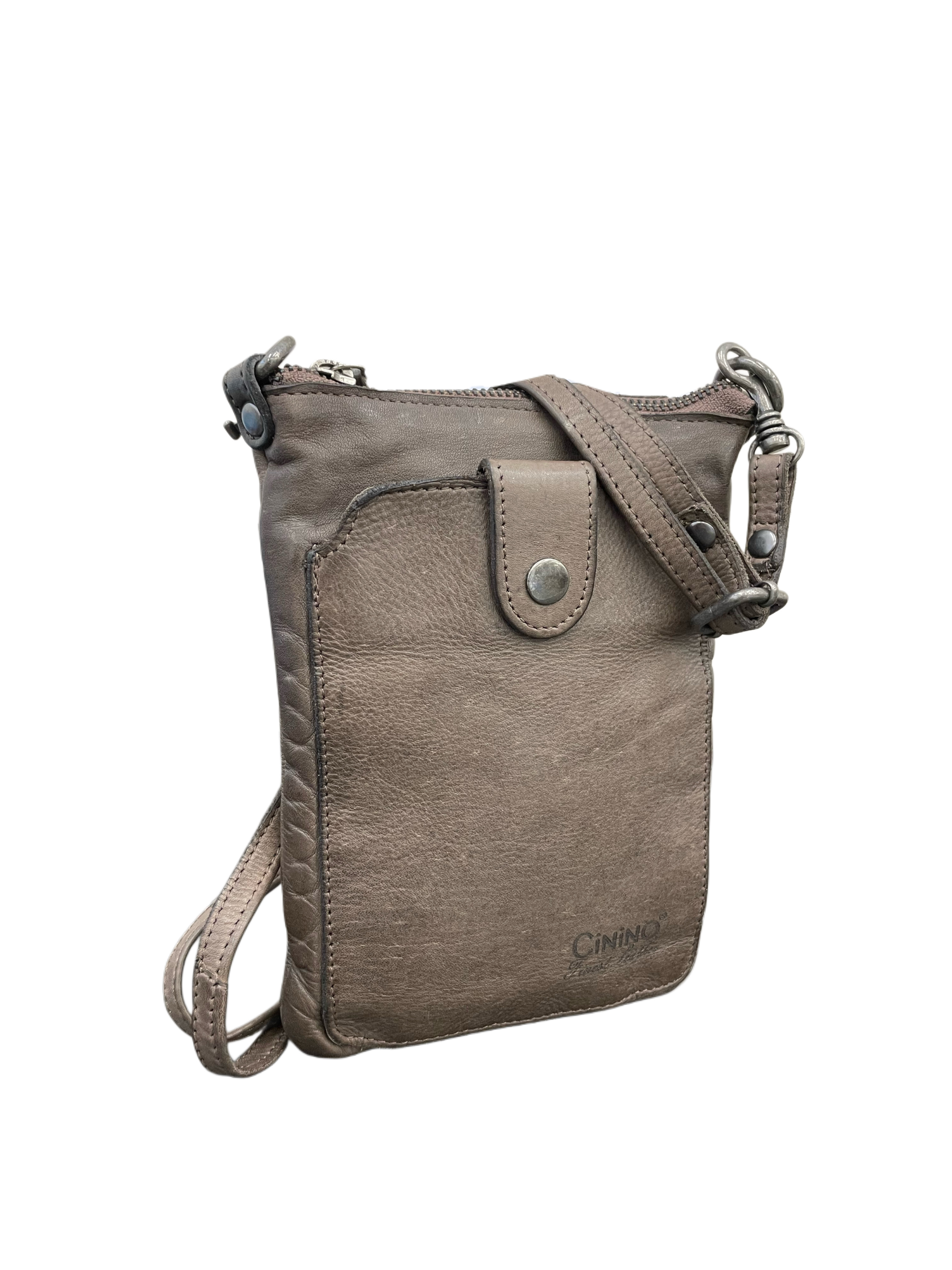 4718 Washed Ledertasche Umhängetasche Handytasche