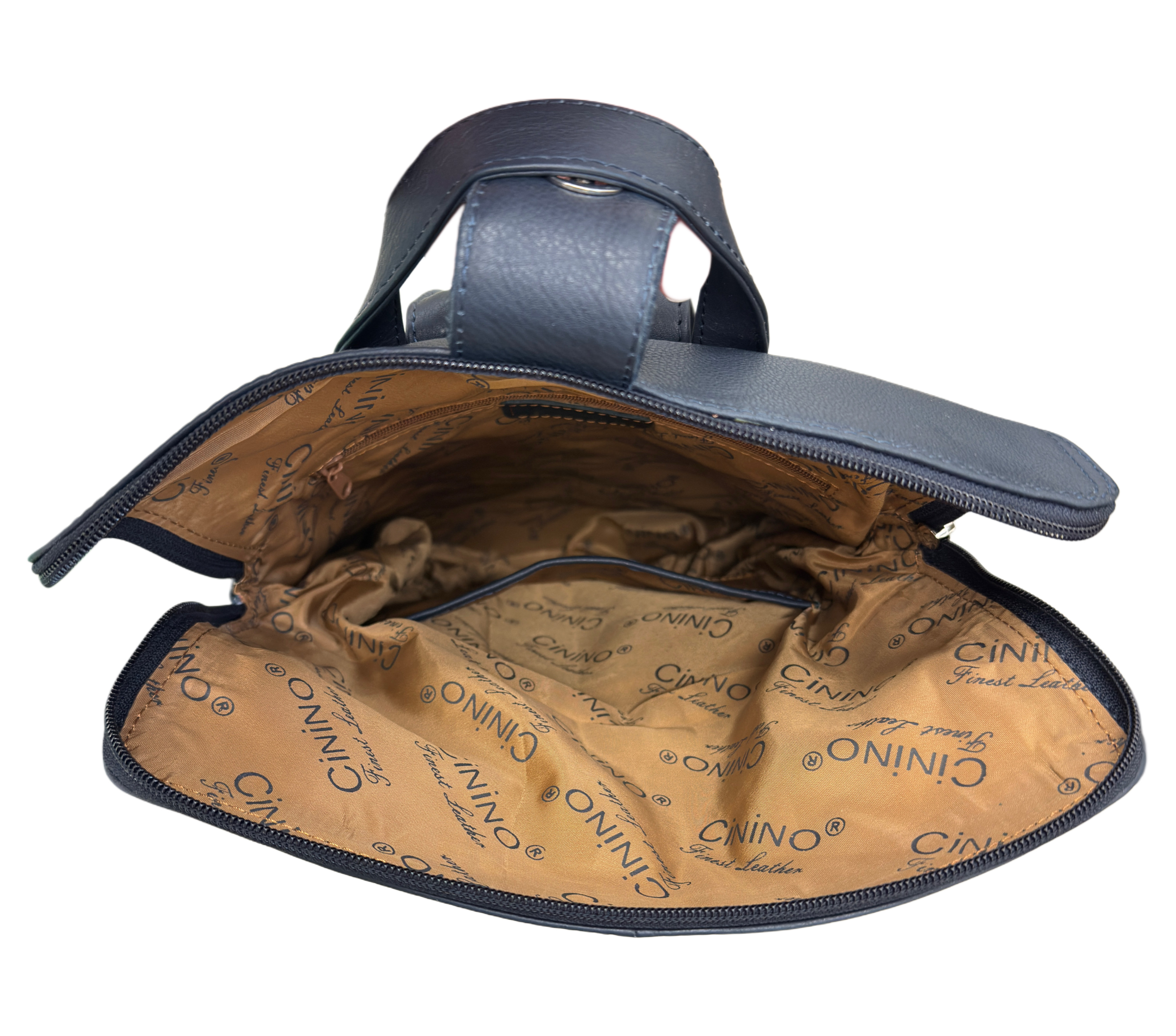 6108 Lederrucksack Überschlagrucksack