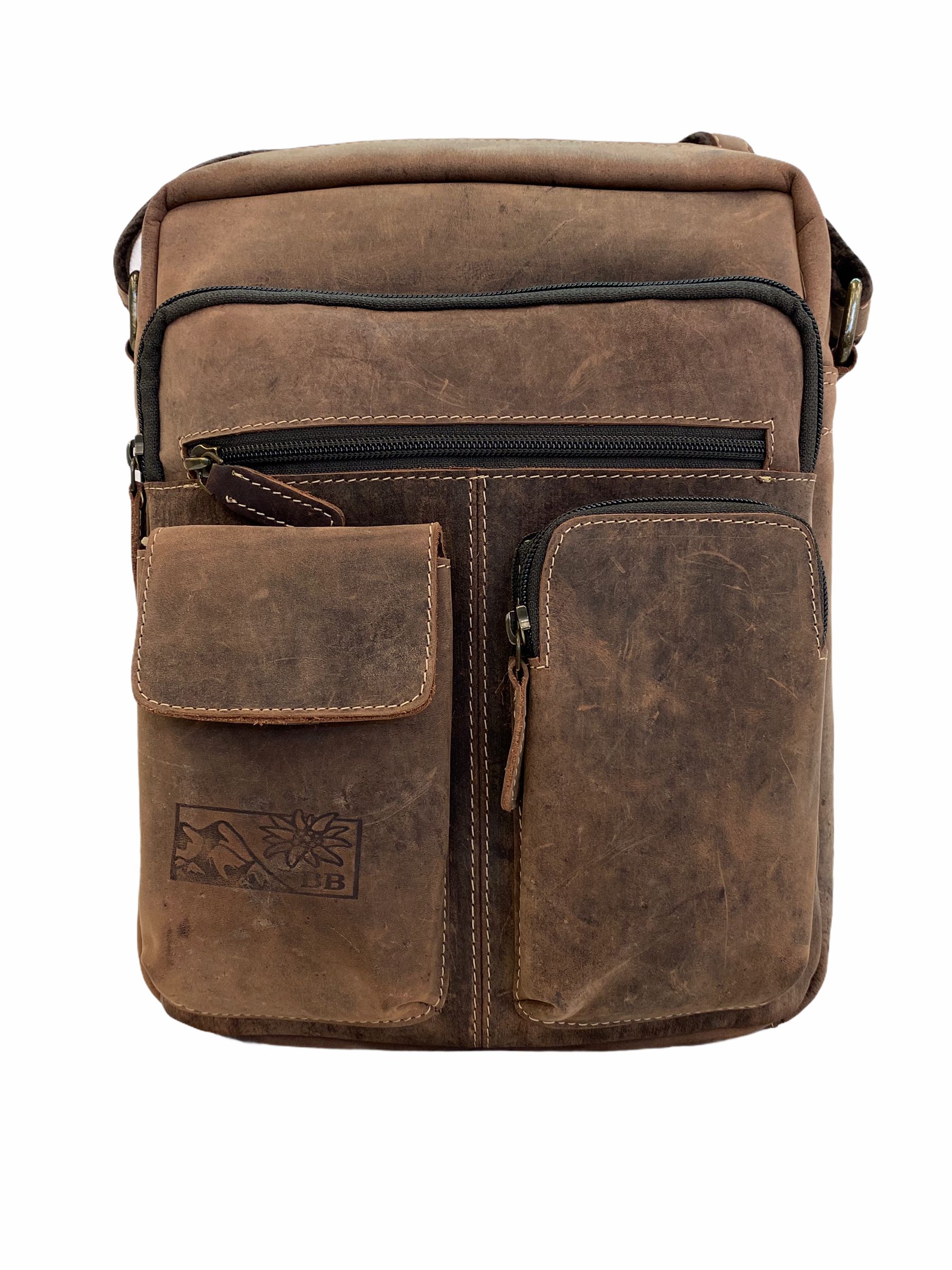  1335 Bayern Bag Hunter Leder Crossoverbag