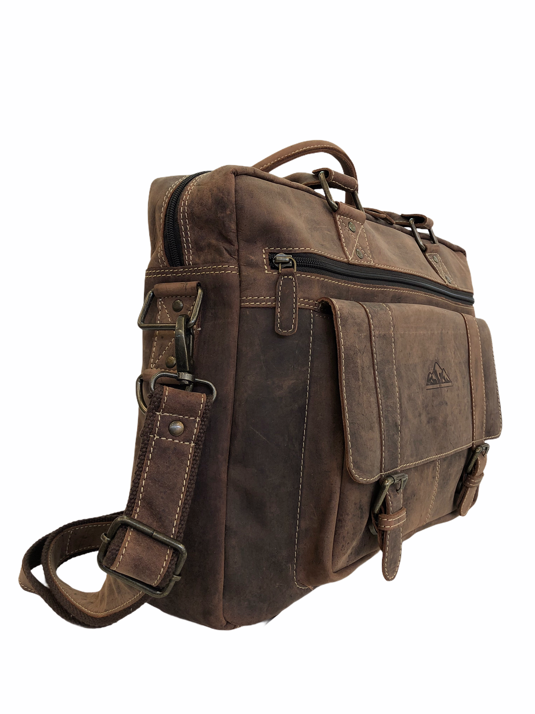  1506 Bayern Bag Hunter Leder Aktentasche