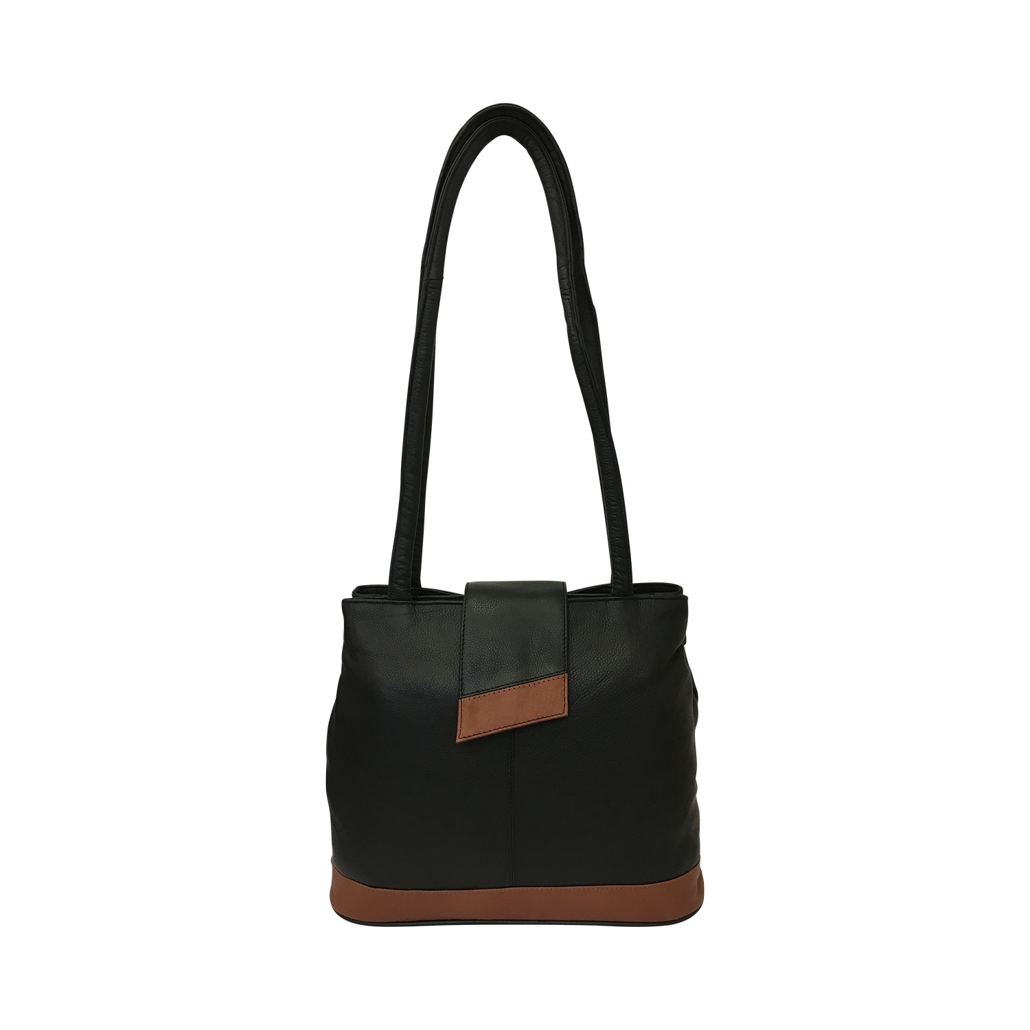  1365 Cinino Schultertasche aus Leder