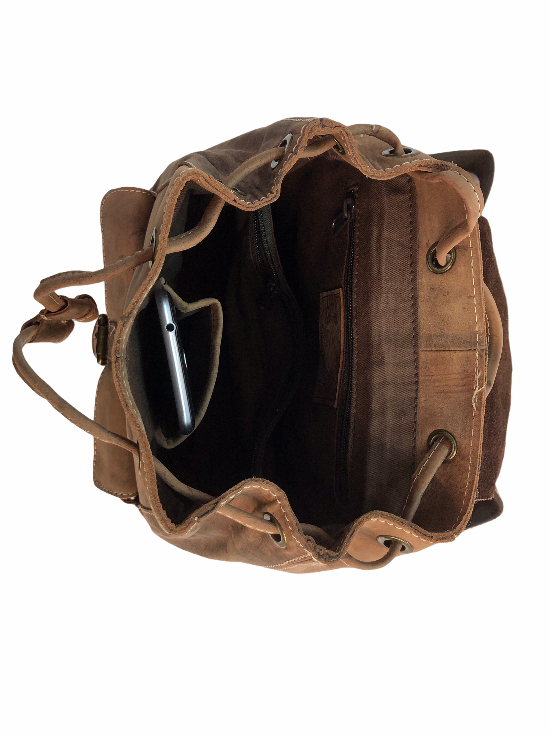 1344 Bayern Bag Hunter Leder Cityrucksack