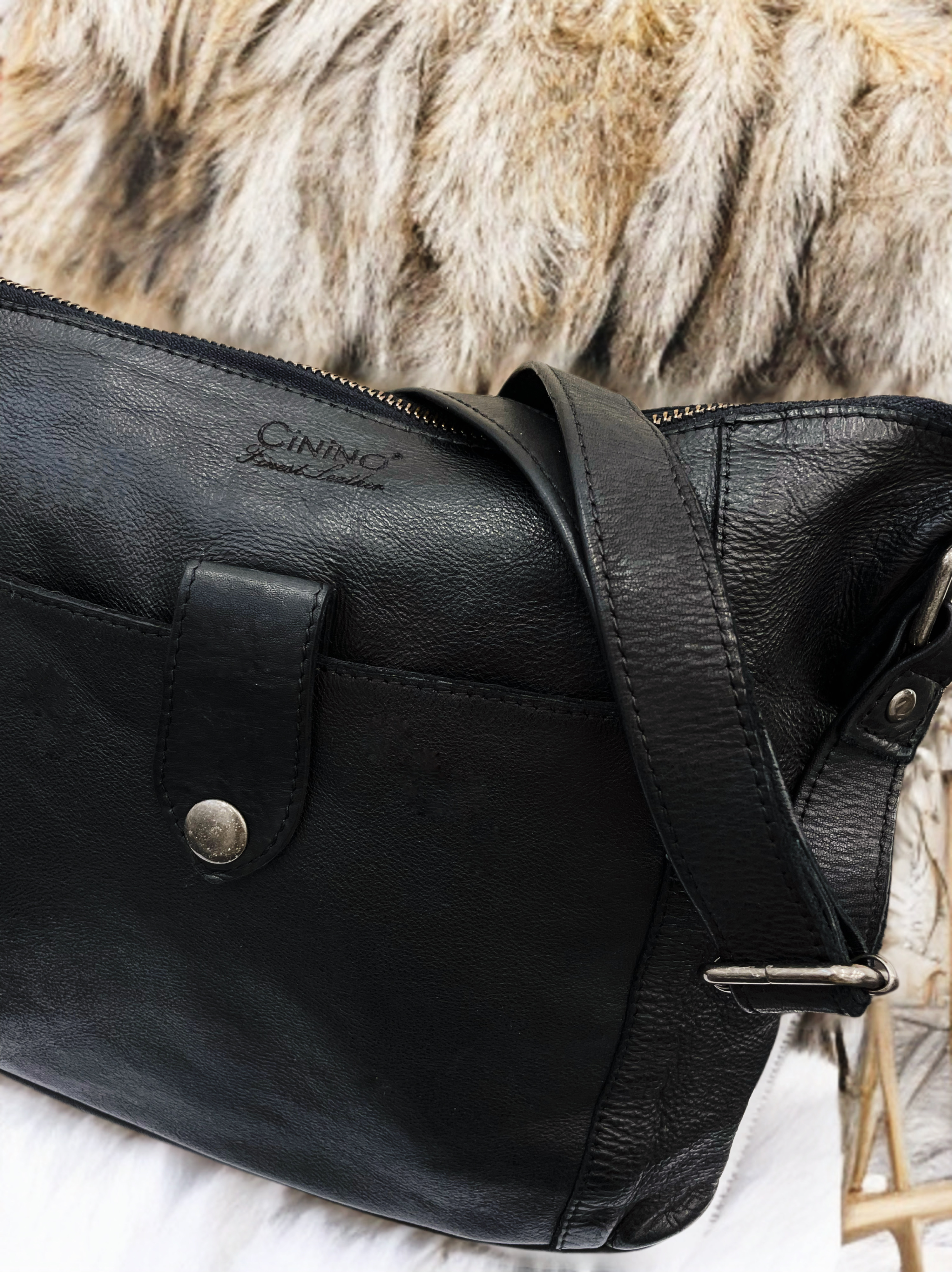 4721 Washede Ledertasche Umhängetasche